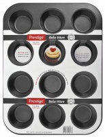 Prestige - 12 Cup Muffin Pan - Black Photo