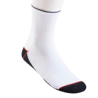 Undeez The Classic Tennis Sock in Red & Black Photo