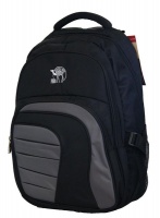 Fino 17" Laptop Backpack - Black & Grey Photo