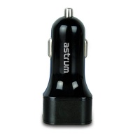 Astrum Dual USB Car Charger - CC210 - Black Photo