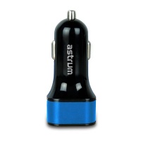 Astrum Dual USB Car Charger - CC210 - Blue Photo