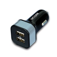 Astrum Dual USB Car Charger - CC340 - Black Photo