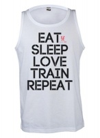 SweetFit Men's Eat Sleep Train Vest Photo