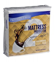 Protect-A-Bed - Superior Comfort Mattress Protector - White Protect-A-Bed - Superior Comfort Mattress Protector - White Photo