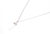 Lakota Inspirations Silver Plated Crystal Chain Necklace -Opalite Photo