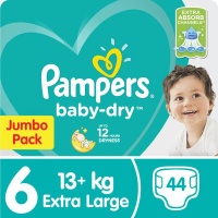 Pampers Baby Dry - Size 6 Jumbo Pack - 44 Nappies Photo