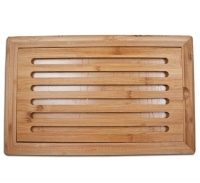 Regent - Bamboo Bread Board With Slatted Insert - Brown Photo