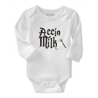 Noveltees Accio Milk Long Sleeved Body Vest - White Noveltees Accio Milk Long Sleeved Body Vest - White Photo