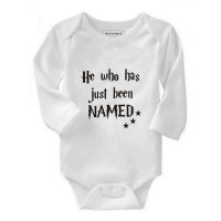 Noveltees He Who Has Just Been Named Long Sleeved Body Vest - White Photo