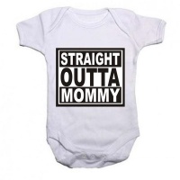 Noveltees Straight Outta Mommy Short Sleeve Baby Grow Photo