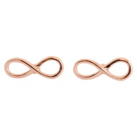 We Heart This Rose Gold Infinity Studs Photo