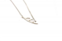 We Heart This Silver Antler Necklace Photo