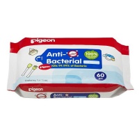 Pigeon - Anti Bacterial Wipes - 60 Piece Photo