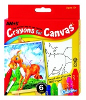 Amos Crayons For Canvas - Horse Photo