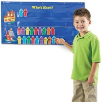Learning Resources Attendance Pocket Chart Photo