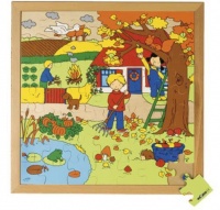 Educo Netherlands Puzzle - Autumn 36 Pieces 40cm x 40cm Photo