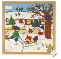 Educo Netherlands Puzzle - Winter 49 Pieces 40cm x 40cm Photo