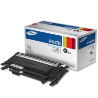 Samsung CLT-P407B Dual Pack Toner Cartridge - Black Photo