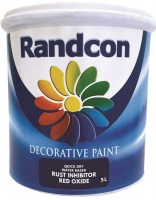 Randcon Quick Dry Rust Inhibitor Red Oxide 5L Photo