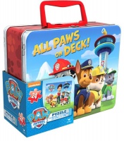 Paw Patrol Puzzle In Lunch Tin Photo