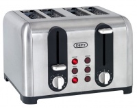 Defy - 4 Slice Toaster - Silver Photo