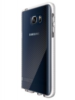 Samsung Tech21 Note 5 Evo Check Cover - Clear/White Photo