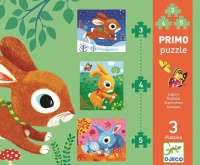 Djeco Progressive Puzzle - Rabbits Photo