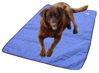 Techniche Hyperkewl Evaporative Cooling Dog Pad - Blue Photo