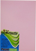 Butterfly A4 Pastel Board 100s - Pink Photo