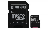 Kingston MicroSDHC Class 10 UHS-I Card Enhanced - 64GB Photo