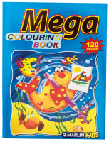 Marlin Kids Mega 120 Page Colouring Book - Pack of 5 Photo
