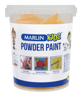 Marlin Kids Powder Paint 500g Bucket - Orange Photo