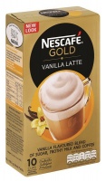 Nescafe Gold - Vanilla Latte - 10 x 18.5g Sachets Photo