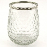 Pamper Hamper - Honeycomb Design Glass Jar Photo