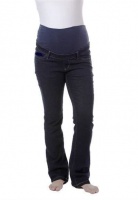 Absolute Maternity Boot Cut Jean with Over Tummy Band - Denim Photo