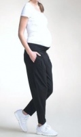Absolute Maternity Jogger Pants with Band - Black Photo