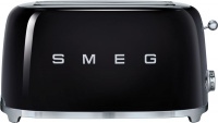 Smeg - 4 Slice Toaster - Glossy Black Photo