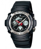 Casio Mens AW-590-1ADR G-Shock World Time Anadigital Watch Photo