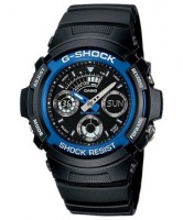 Casio Mens AW-591-2ADR G-Shock World Time Anadigital Watch Photo