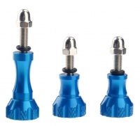 S-CAPE Aluminum Replacement Screws for all GoPro - Blue Photo