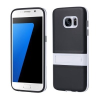Samsung Soft TPU Case with Kickstand Galaxy S7 - Black Photo