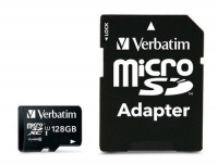 Verbatim 128GB Micro SDXC UHS-I Plus Adaptor Photo