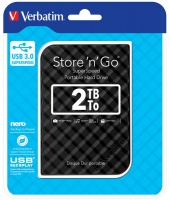 Verbatim 2TB Portable Hard Drive 2.5" USB 3.0 - Black Photo