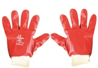 Fragram - Glove PVC Red Knit Wrist Photo