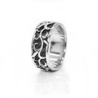 Xcalibur Stainless Steel Gents Vined Ring - TXR002 Photo