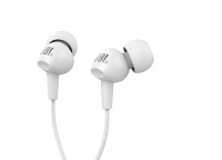 JBL C100SI In-Ear Headphones With Mic - White Photo