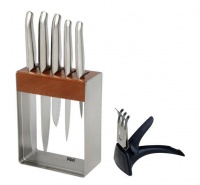 Furi Pro - Knife Block Set Including Sharpener - Set of 7 Photo