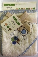 Snuggletime - Deluxe Embroidered Hooded Towel - Naturals Photo