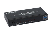 Ultra Link 4K/Ultra HD 4 Way HDMI Splitter - Black Photo