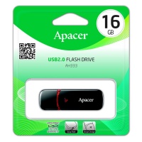 Apacer AH333 16GB USB2.0 Flash Drive - Black Photo